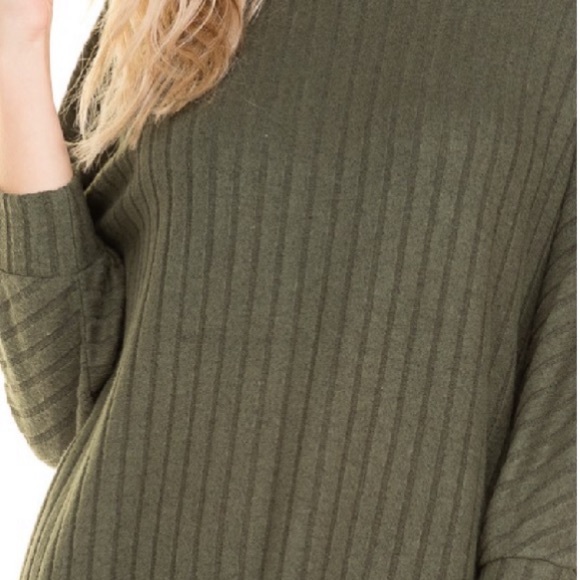 Olive sweater dress - Picture 4 of 4